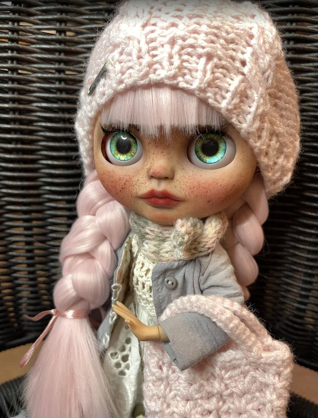 I made a doll for Sobchak... - My, Handmade, Needlework, Polymer clay, Doll, Handmade dolls, Needlework with process, Blythe doll, Longpost