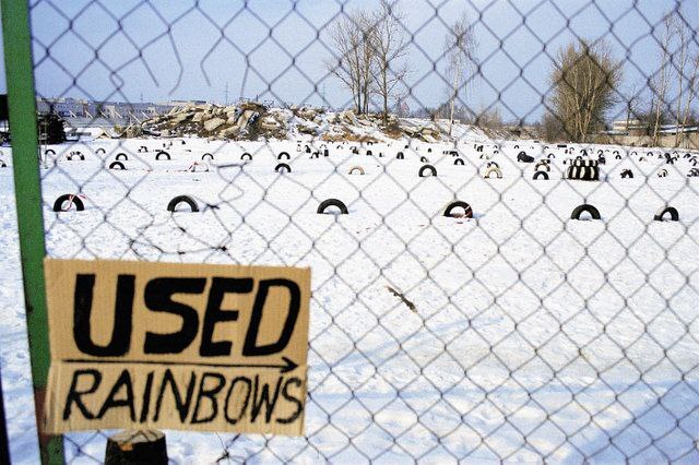 Used rainbows - Rainbow, All ashes, Sadness, Tires