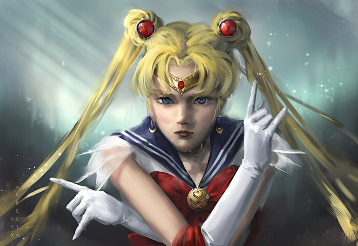   ! , Sailor Moon, Anime Art