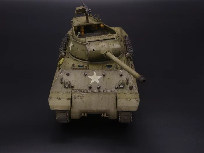 M36 Jackson Tank Destroyer - My, Tanks, The Second World War, Scale model, Collection, Collecting, Stand modeling, Modeling, Longpost