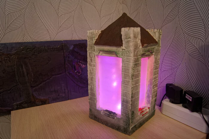WI-fi lamp for DnD! - My, With your own hands, Modeling, Dungeons & dragons, Лампа, Electronics, Longpost
