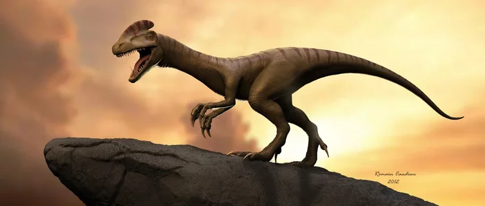 Guanlong: Great-great-grandfather of Tyrannosaurus Rex from Mongolia. Their remains were found under a layer of volcanic ash! - Dinosaurs, Animal book, Yandex Zen, Paleontology, Longpost