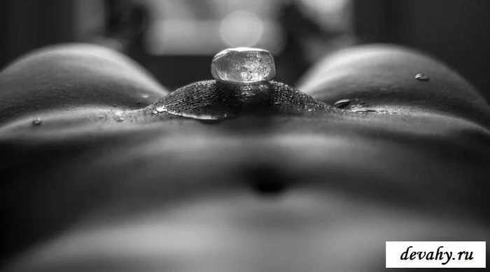 Black and white cooling - NSFW, Girls, Erotic, Pubis, Black and white photo