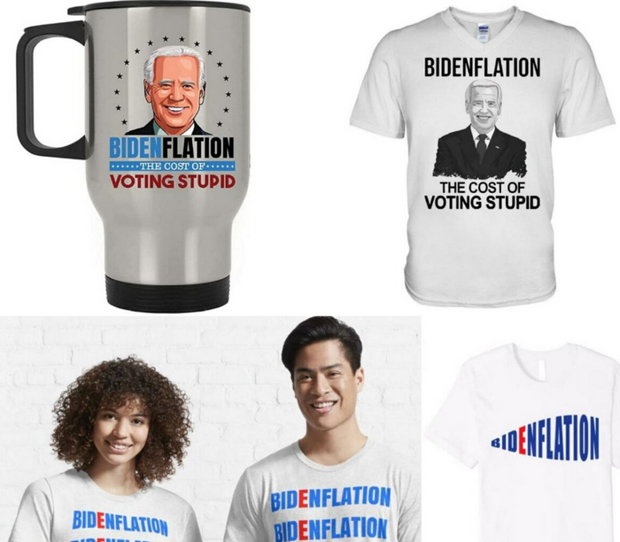 Байденфляция - новый термин и мерч республиканской партии Политика, Джо Байден, Инфляция, Мерч, США, Длиннопост