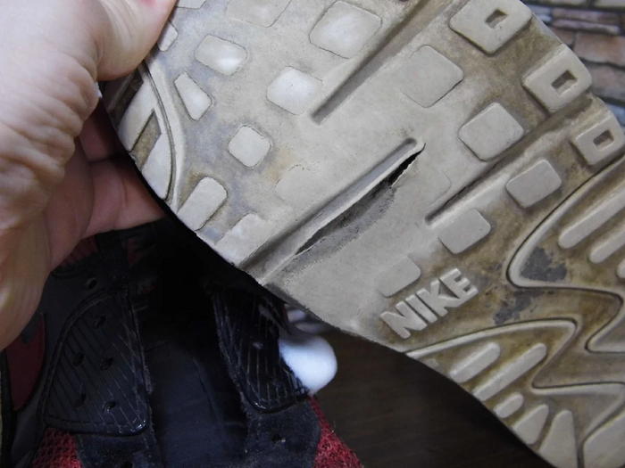 Кроссовки: основные повреждения подошвы и методы ремонта Ремонт обуви, Обувь, Длиннопост