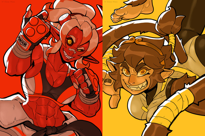    Chris-Ceehaz. Yokai Fighters #3 ,  , Chris-ceehaz, Monster Girl,  , , , , , -,  (), 