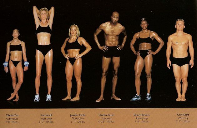 Comparison of athletes' bodies in different disciplines - Sport, The photo, Body, Models, PHOTOSESSION, Beautiful, Long, Longpost
