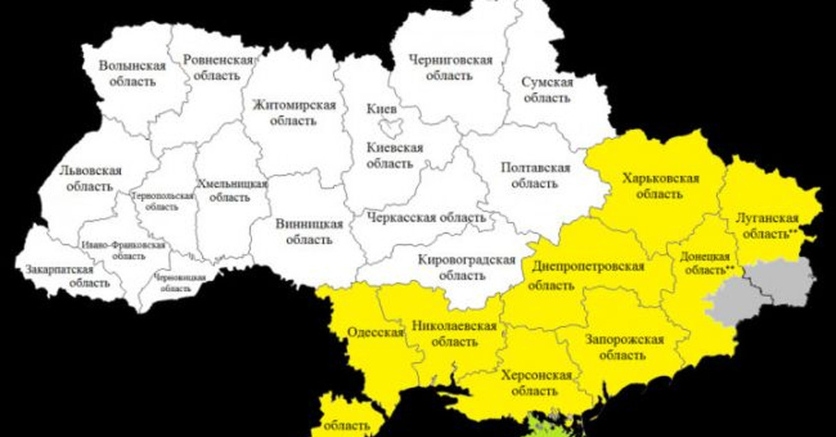 Мод на карту украины