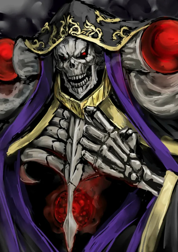 Ainz Ooal Gown - Арт, Аниме, Anime Art, Overlord, Ainz Ooal Gown