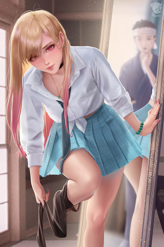  , , Anime Art, Sono Bisque Doll wa Koi wo Suru, Wakana Gojou, Marin Kitagawa, , ,  , , , , , , , , , , , Prywinko, 