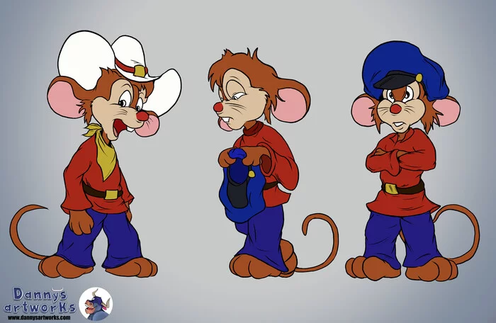 I draw cartoons 3. Fivel - Mouse, Don Bluth, Animation, Nostalgia, Walt disney company, Artist, Characters (edit), My, Digital drawing, Drawing, Fans, Cartoons