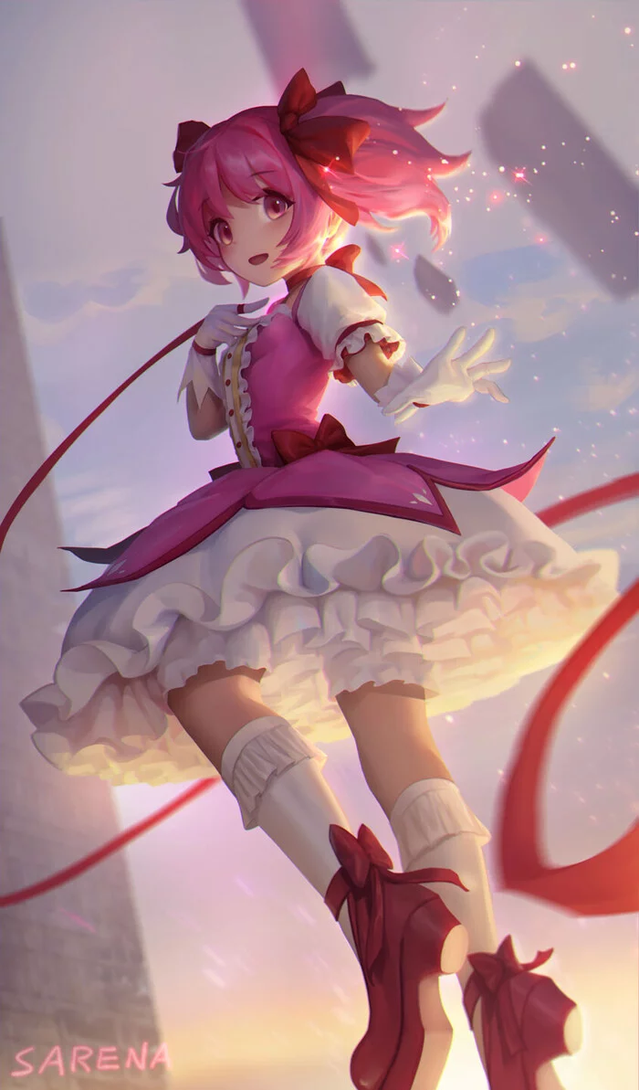 Madoka Kaname - Art, Anime, Anime art, Mahou Shoujo Madoka Magica, Madoka kaname