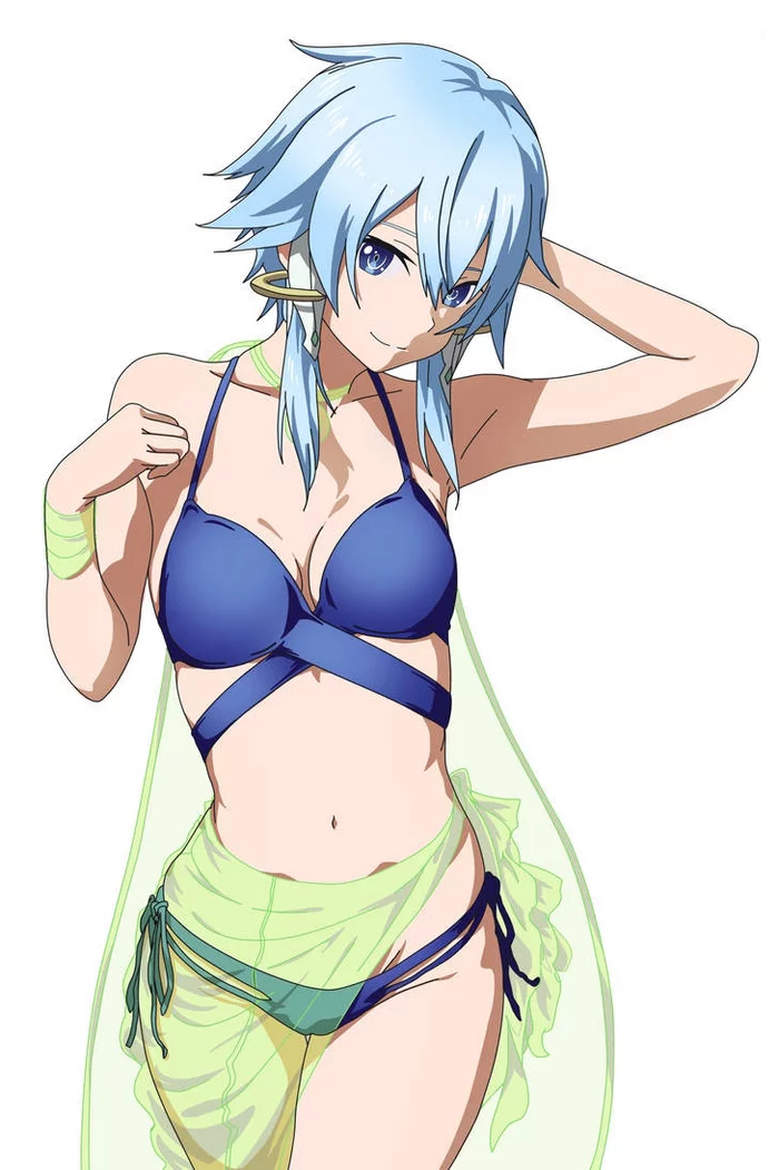 Sinon - NSFW, Anime art, Anime, Shino asada, Sword Art Online, Swimsuit