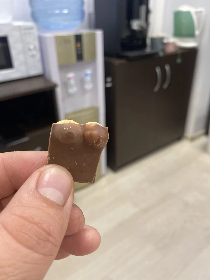 Doctor! I see everywhere! - My, Humor, Strange humor, Chocolate, It seemed