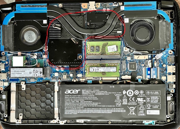 Вопрос про Acer Predator Helios 300 PH315-53-72XD