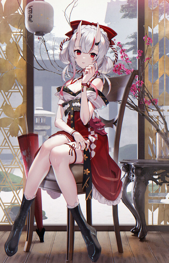 Nakiri Ayame Anime Art, , Nakiri Ayame, Hololive, Virtual YouTuber