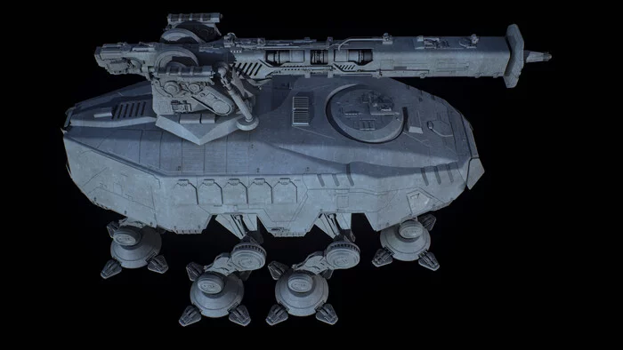 All-Terrain Heavy Artillery (AT-HA) - Star Wars, Ansel Hsiao, 3D моделирование, Длиннопост