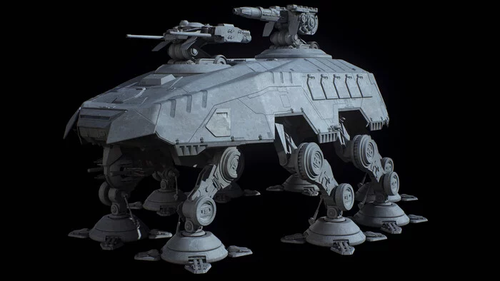 All-Terrain Heavy Artillery (AT-HA) - Star Wars, Ansel Hsiao, 3D моделирование, Длиннопост