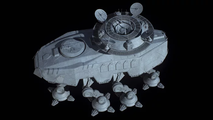 All-Terrain Heavy Artillery (AT-HA) - Star Wars, Ansel Hsiao, 3D моделирование, Длиннопост
