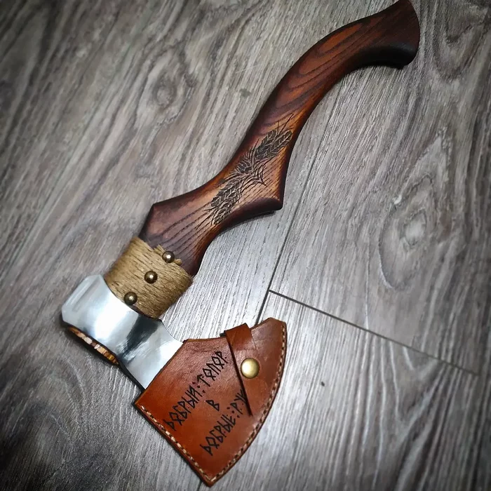 GOOD AXE IN GOOD HANDS - My, Handmade, With your own hands, Axe, Hobby, Woodworking, I do it myself