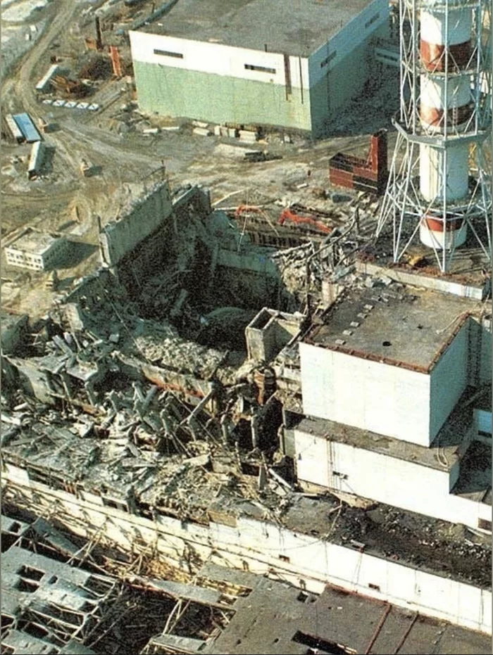 Tragedy of April 26, 1986. At 01:24 MOSCOW time, an explosion occurred at the Chernobyl nuclear power plant - nuclear power station, Chernobyl, History of the USSR, Technological disaster