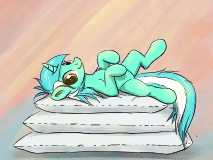 lying around - My little pony, Lyra heartstrings, El-Yeguero