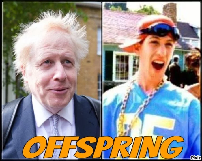 Response to the post Time spares no one - My, The offspring, Boris Johnson, Punk rock, Humor, Reply to post