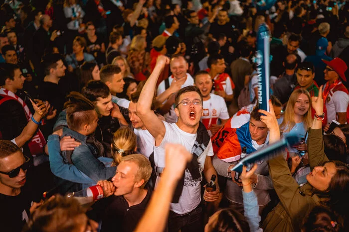 FIFA World Cup 2018 Moscow Fan Zone Part 2 - My, 2018 FIFA World Cup, The photo, Street photography, Moscow, Football, Positive, People, Fans, Photographer, Longpost, Football fans, Fun, Joy