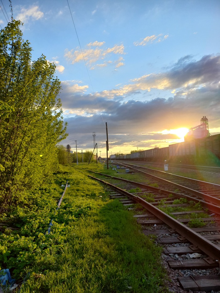 Закат в Воронежской глубинке