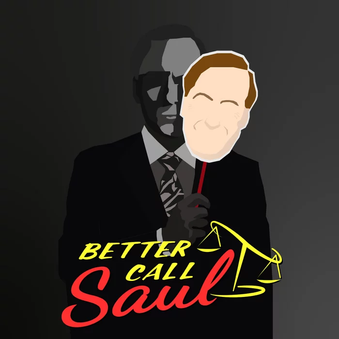 Лучше звоните Солу | Better Call Saul by dmg_b - Моё, Лучше звоните Солу, Bettercallsoul, Арт, Иллюстрации, Flat design, Сол Гудман, Творчество, Сериалы