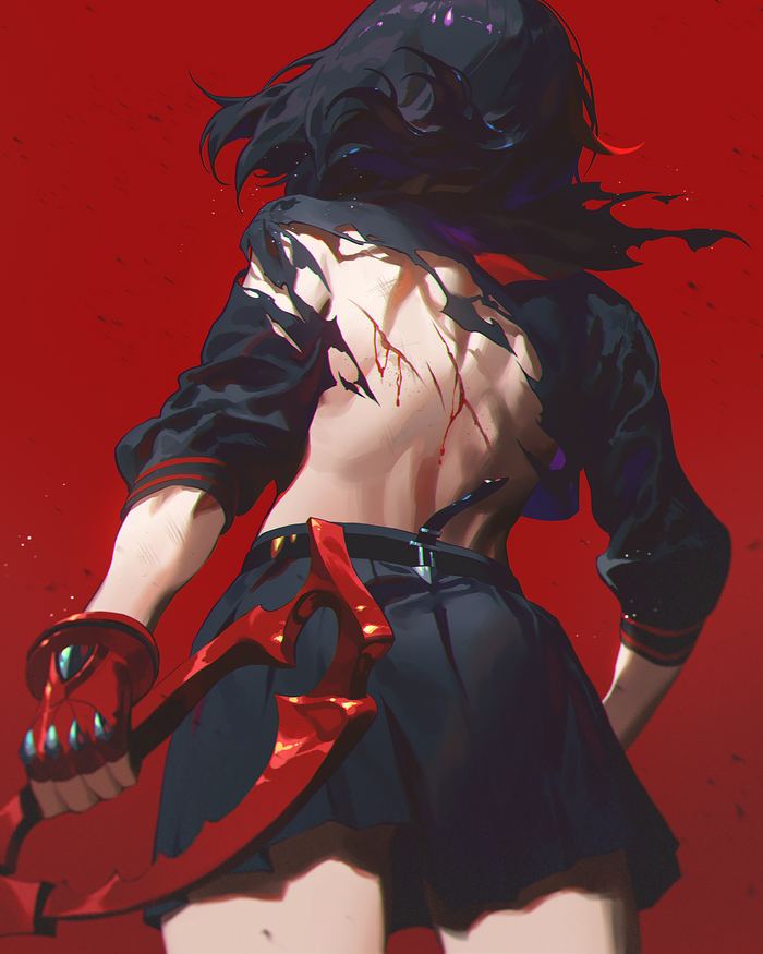 Ryuuko , Anime Art, Matoi Ryuuko, Kill la Kill, , 