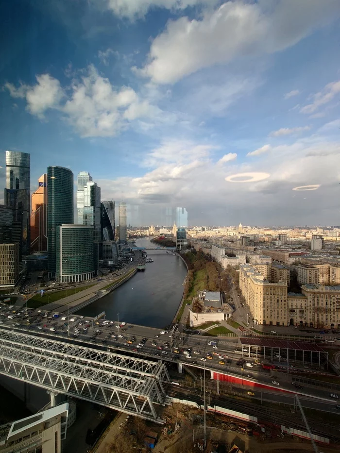 Moscow, view from the 27th floor - My, Moscow City, Moscow, Mobile photography, Sony xperia, No filters