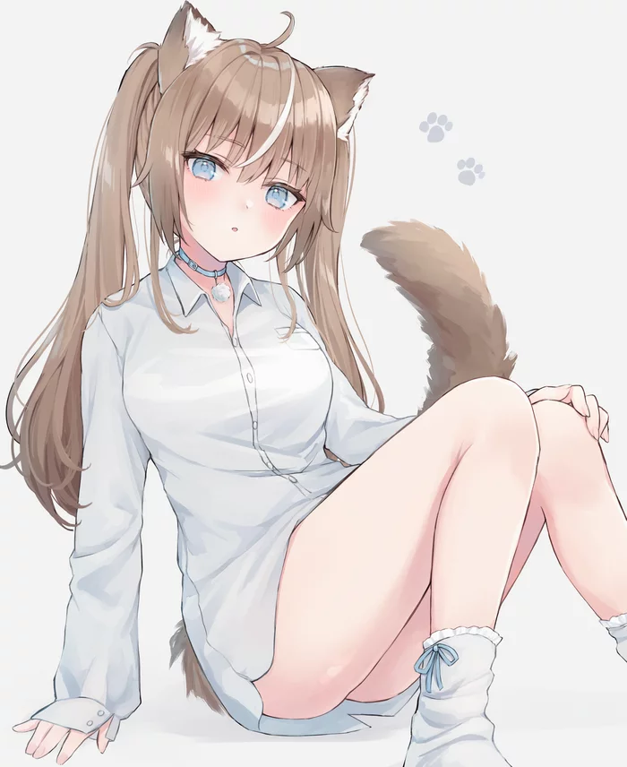 Anime Art - Аниме, Anime Art, Anime Original, Арт, Девушки, Animal Ears, Неко, Original Character