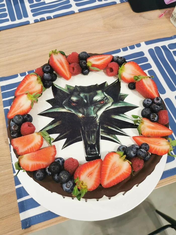 30 years old - My, Joy, Witcher, Cake, Pleased, Happiness, Birthday, cat