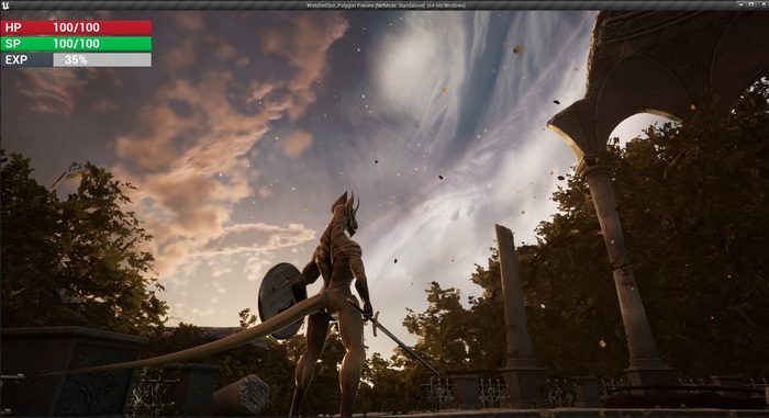 Test scene 3D, Unreal Engine 4, , , , , Gamedev