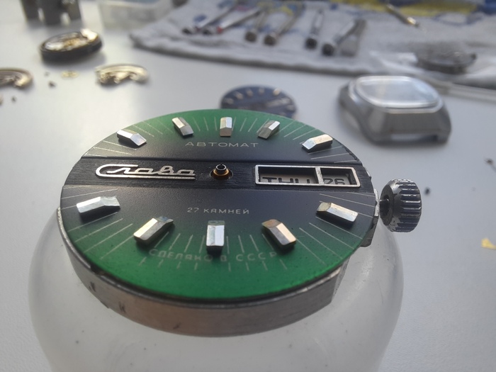 Шанс на вторую жизнь часам "СЛАВА" Ремонт, Наручные часы, Хобби, Реставрация, Часы, Москва, Длиннопост