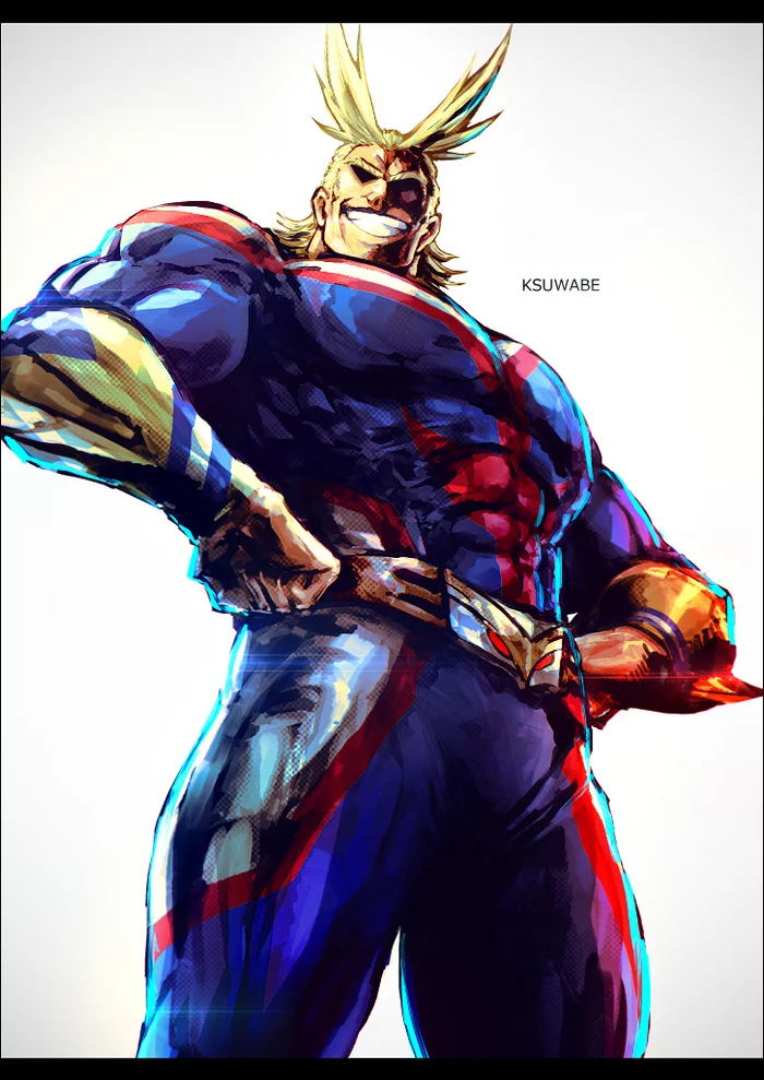 Omnipotent - Anime, Anime art, Boku no hero academia, All might, 