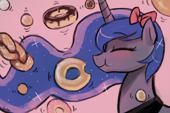    My Little Pony, Princess Luna, Ponyart, Lumineko