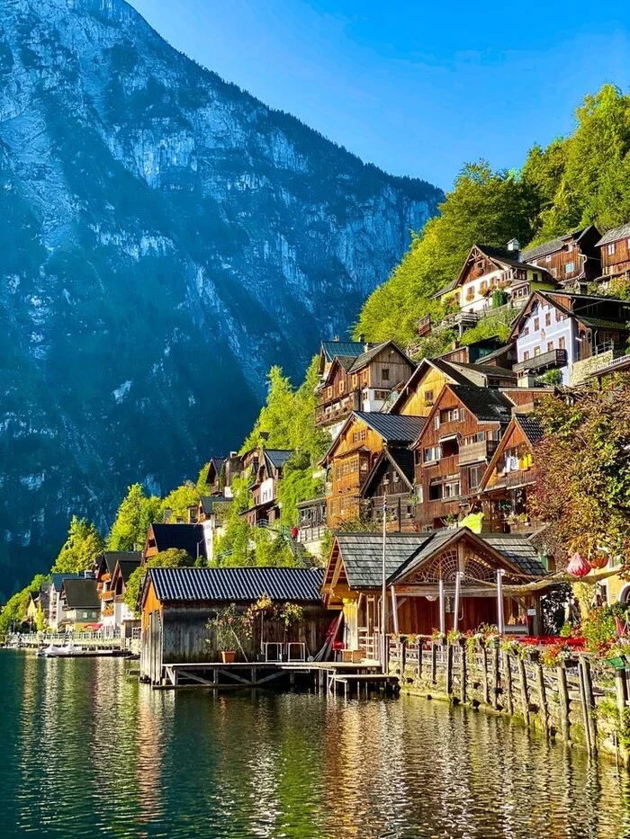 Austria - Austria, Nature, beauty, River, The mountains, The photo