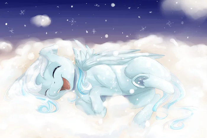 Снегопад - My Little Pony, Original Character, Snowdrop