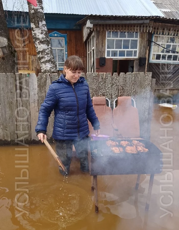 В Пермском крае своя атмосфера - Пермь, Пермский край, Шашлык, Весна, Потоп