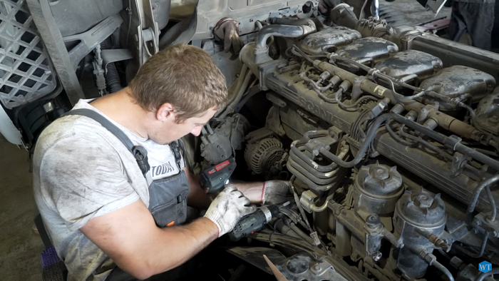 Капитальный ремонт двигателя или замена на новый: что выбрать? Ремонт авто, Фура, Scania, Автосервис, Дальнобойщики, Авто, Длиннопост