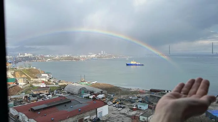 Rainbow - Rainbow, Vladivostok, Sea, The photo