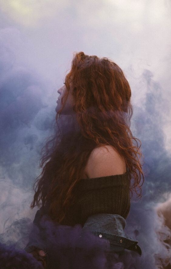 And you only have smoke in your curls. - Redheads, Smoke, Curly curls