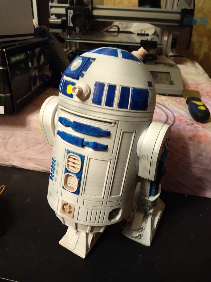  3D ,  , Star Wars, R2-D2, 