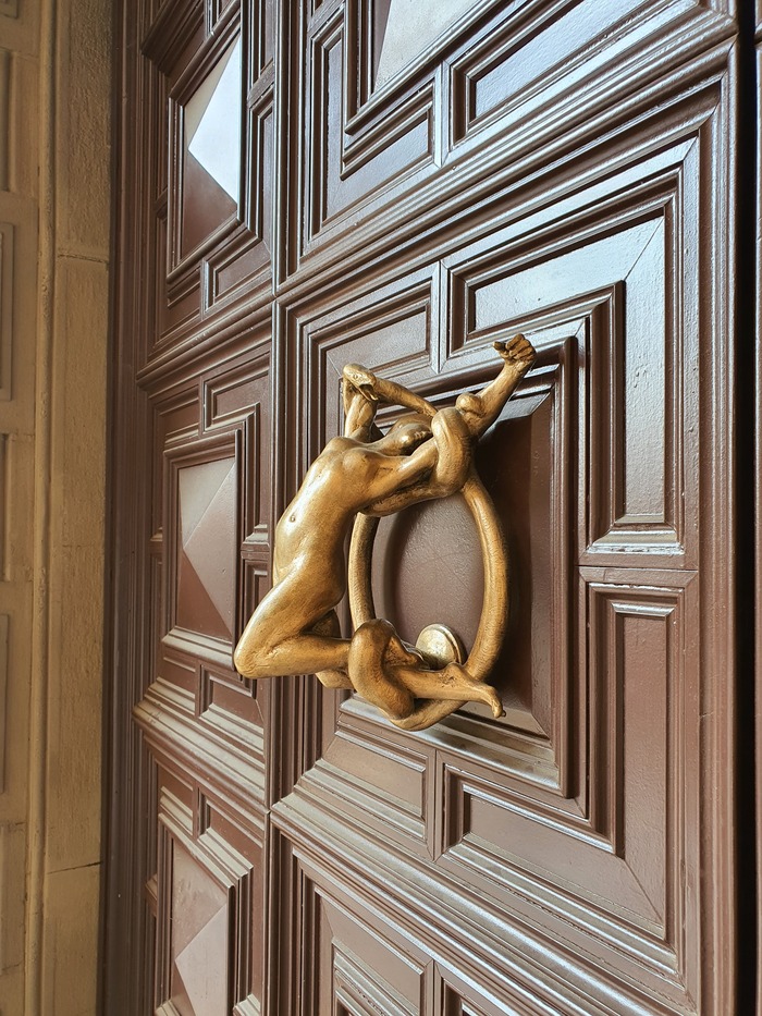 Ручки дверей в старейшем в мире университете Болоньи Искусство, Болонья, Фурнитура, Длиннопост