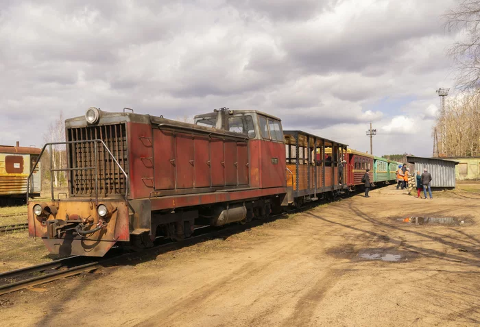 Karinskaya UZHD. It's working! - My, Narrow gauge, Carintorf, Railway, Kirovo-Chepetsk, Depot, Locomotive, Longpost