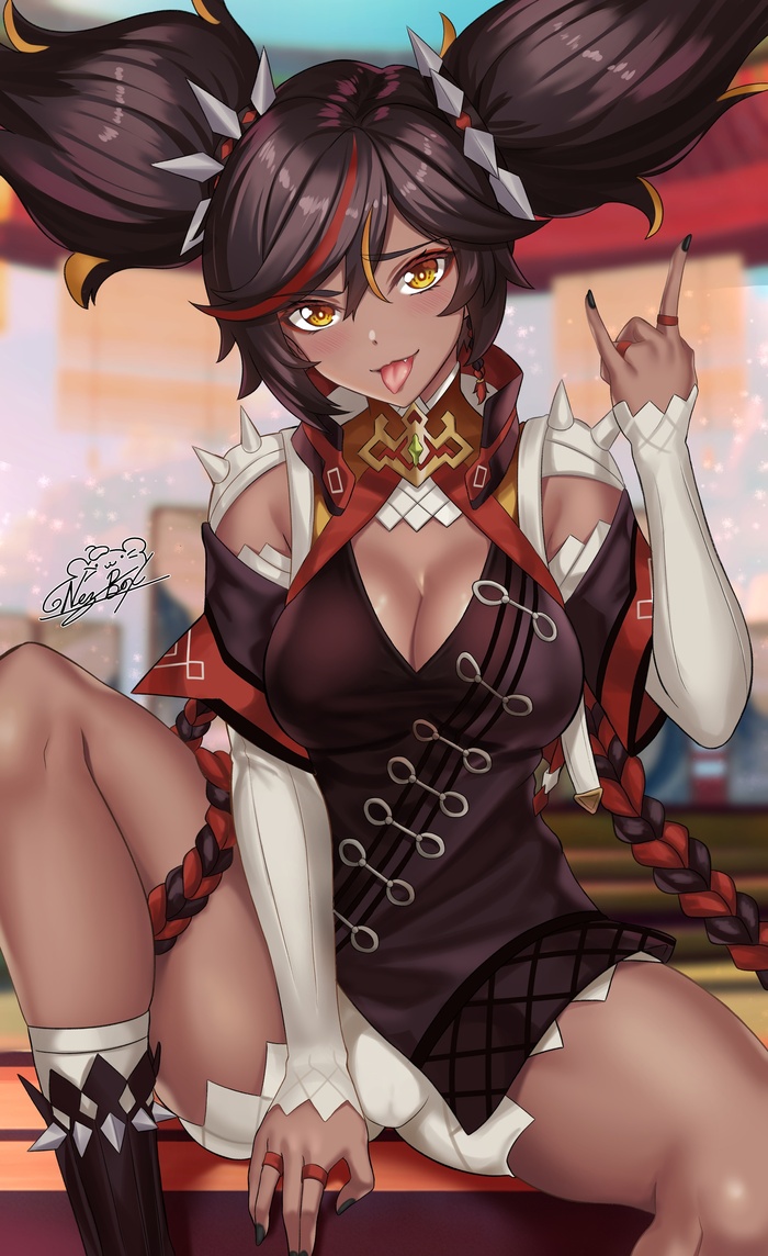  Genshin Impact, , Anime Art, Xinyan