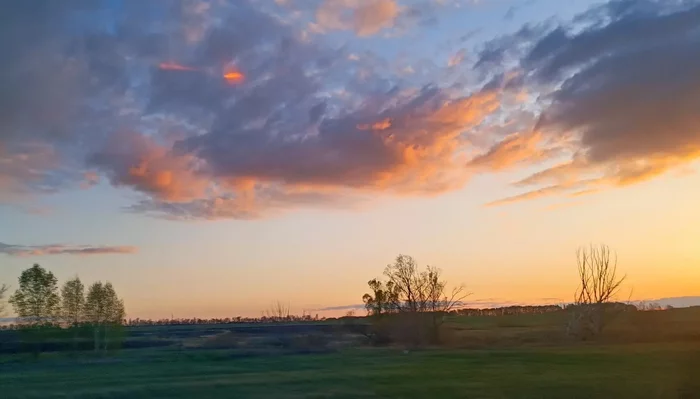 Yesterday was a very beautiful sunset - My, Sunset, The photo, Xiaomi