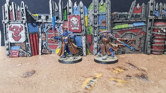 Brother Bibas and brother Bobas - My, Warhammer 40k, Ultramarines, Painting miniatures, Longpost